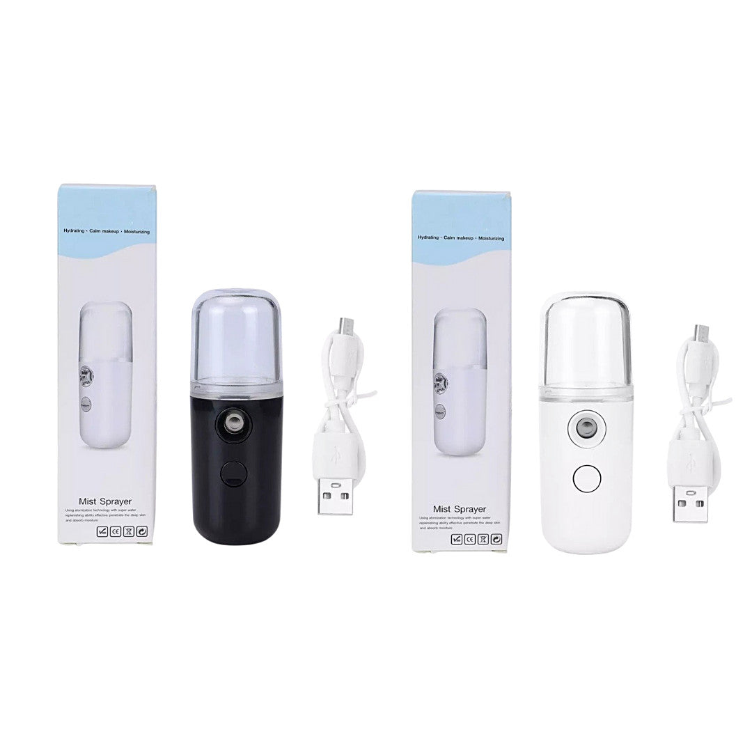 Portable Nano Facial Mist Sprayer 30ml USB Rechargeable Humidifier