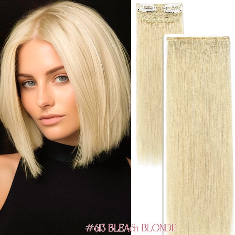 Clip-In Real Remy Human Hair Patch Extensions for Volume & Thickness