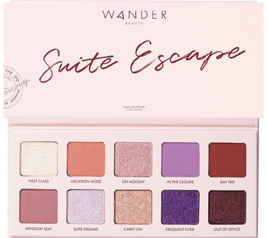 Wander Beauty Eyeshadow Palette Suite Escape New Sealed