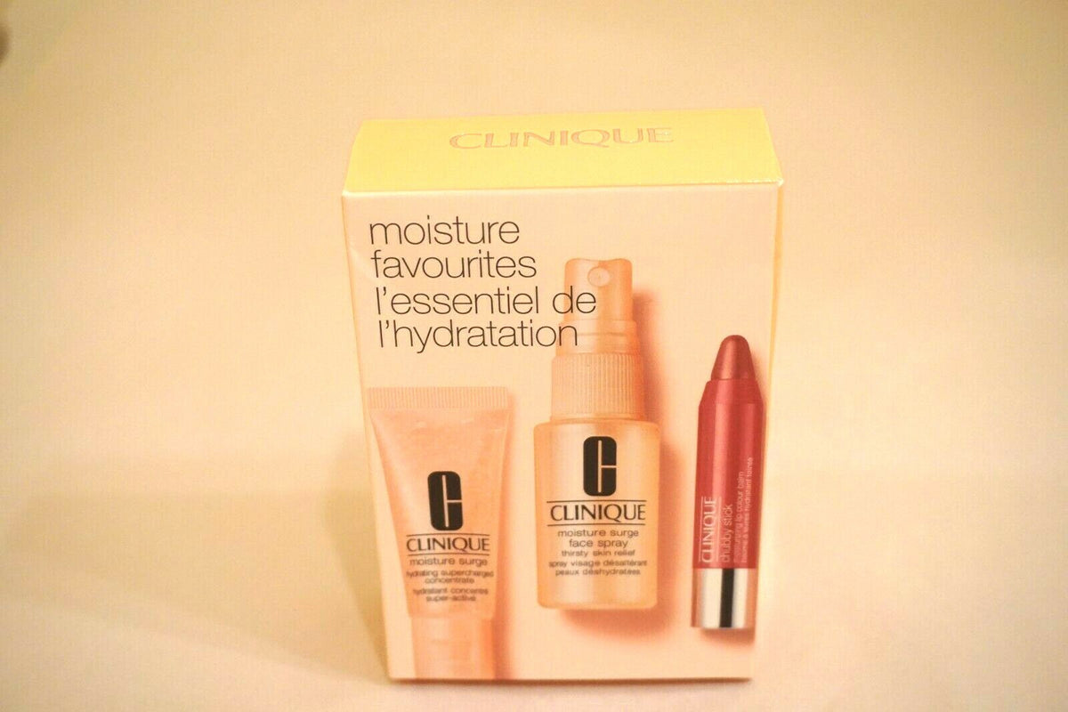 Clinique Moisture Surge Skincare Gift Set - Hydrating Face Spray & Lip Balm
