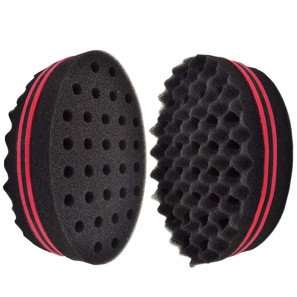 Barber Hair Brush Sponge Double Side Locking Afro Curl Twist Dreads