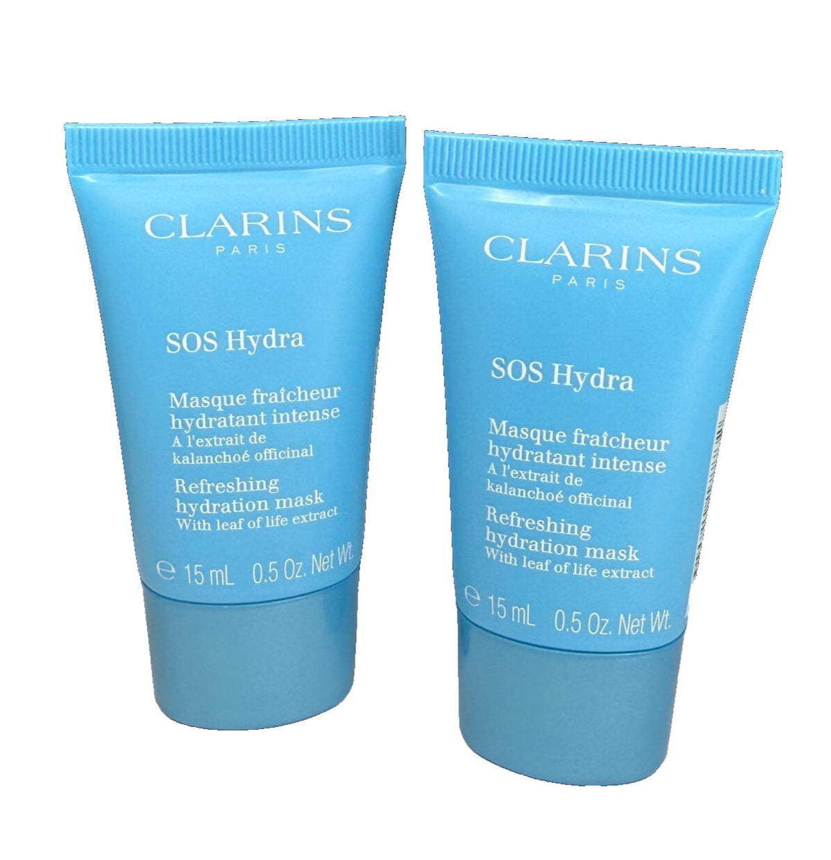 Clarins SOS Hydra Refreshing Hydration Mask – 0.5 oz (Lot of 2)