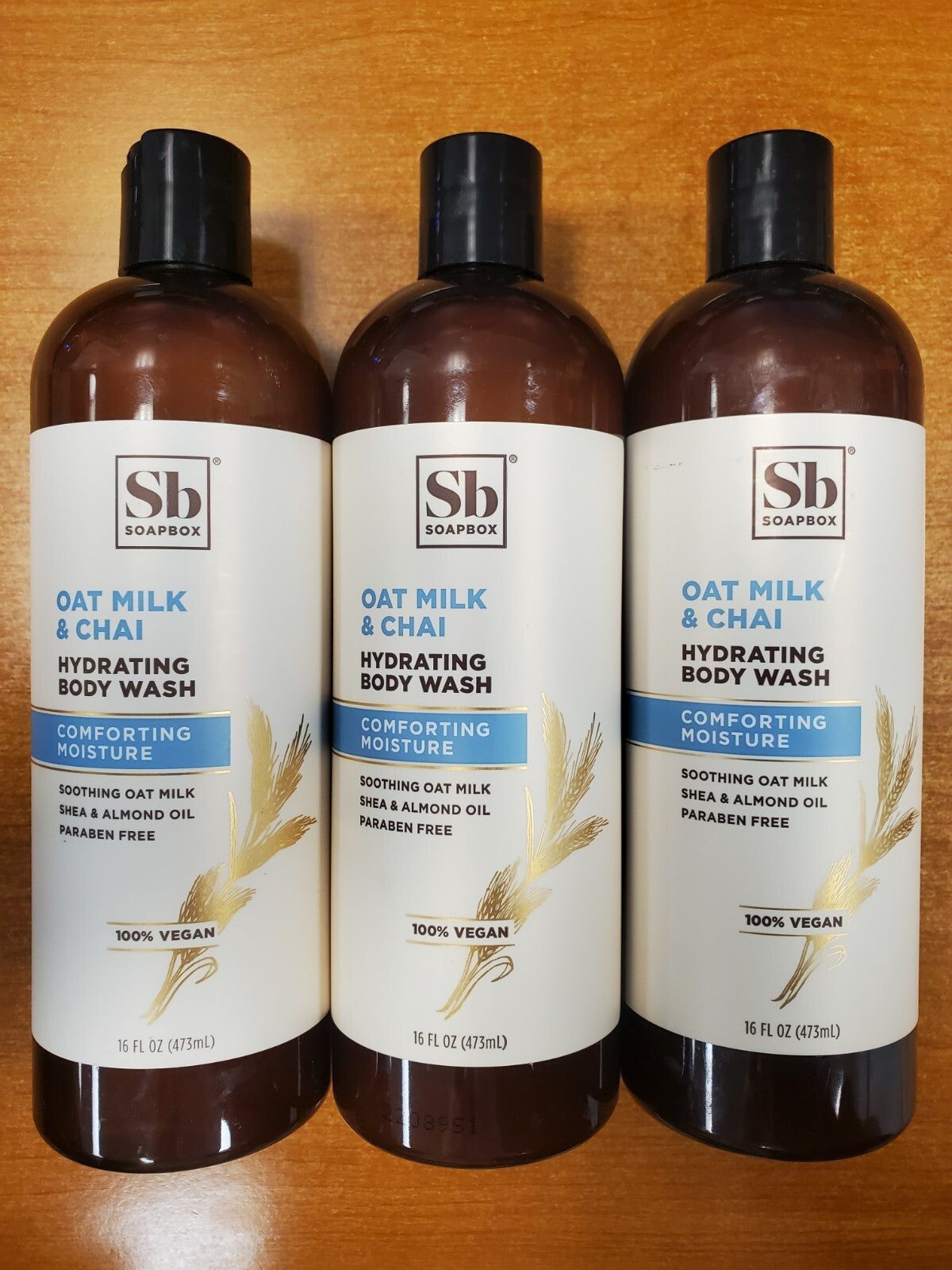 Oat Milk & Chai Body Care Set - 3 Pack