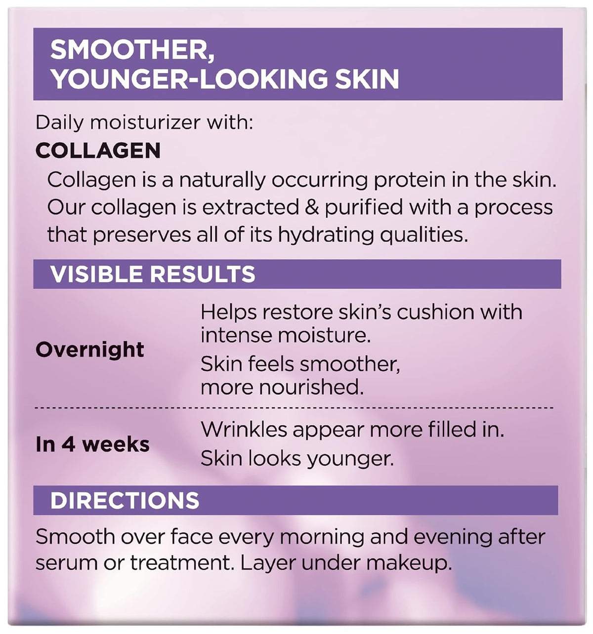 Collagen Face Cream for Dark Spots & Wrinkles - Hydrating Anti-Aging Serum