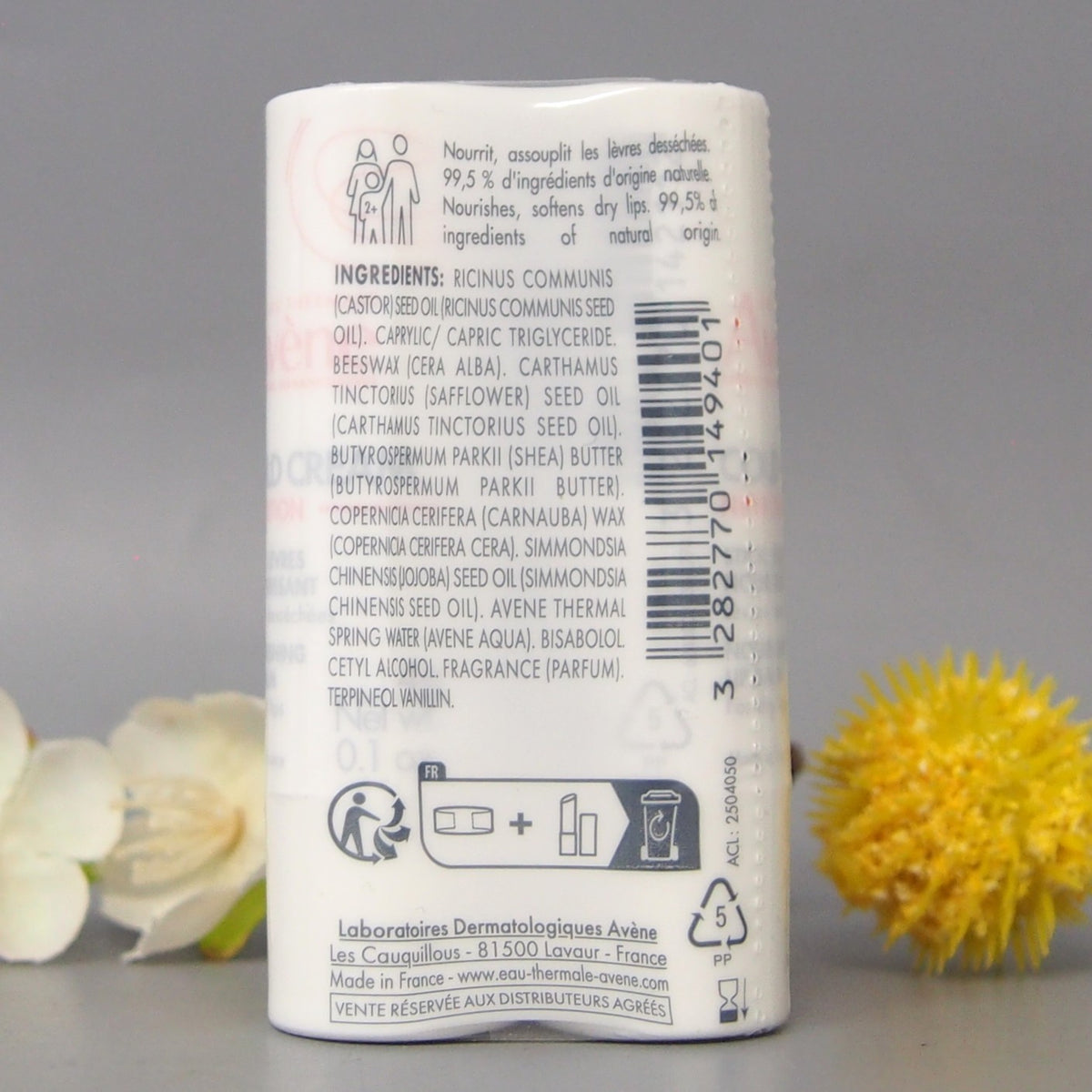 Avene Cold Cream Nourishing Lip Balm Set - Moisturizing & Protective 4g