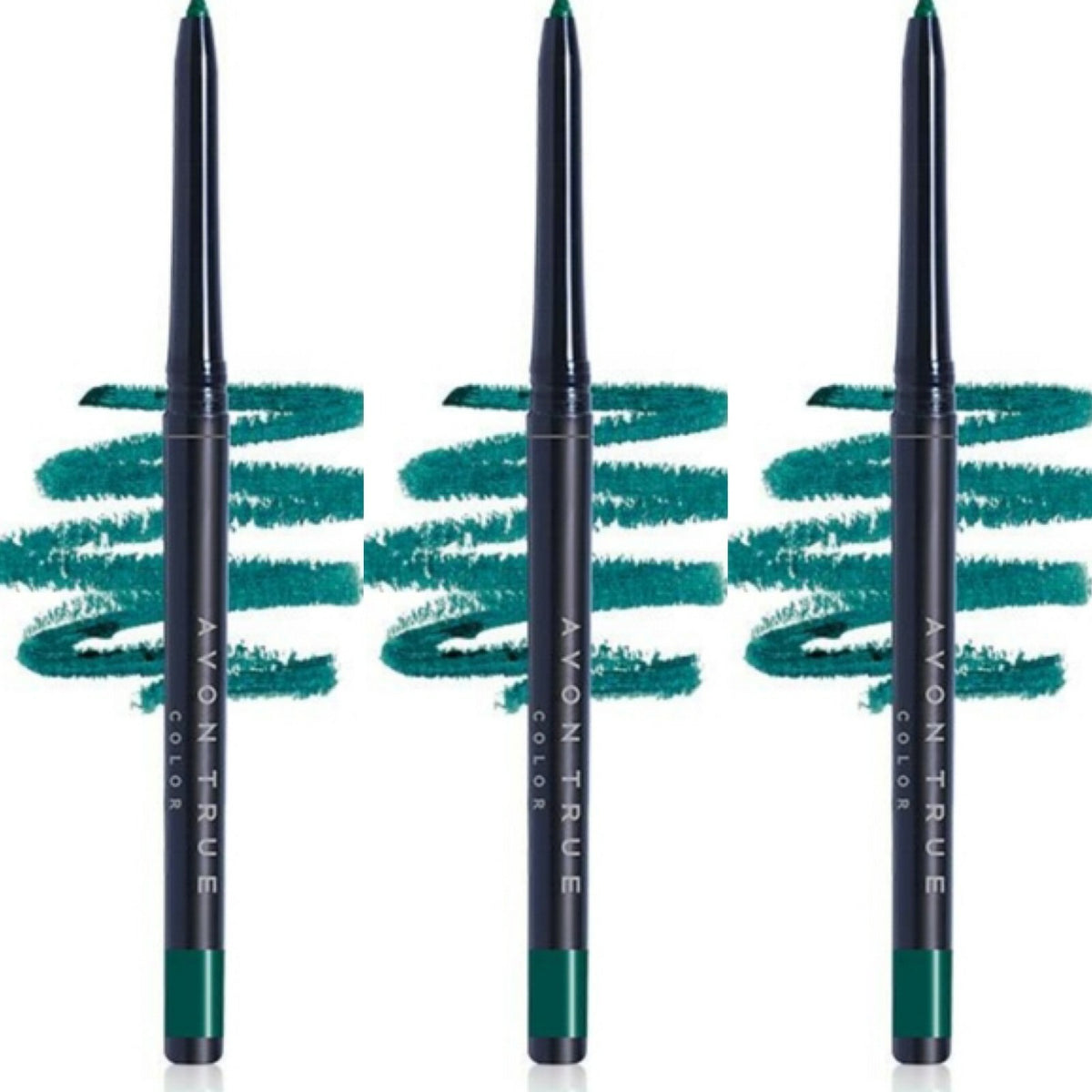 Set of 3 Eyeliner Pencils in Various Shades - Long-lasting, Smudge-proof, Precise Application