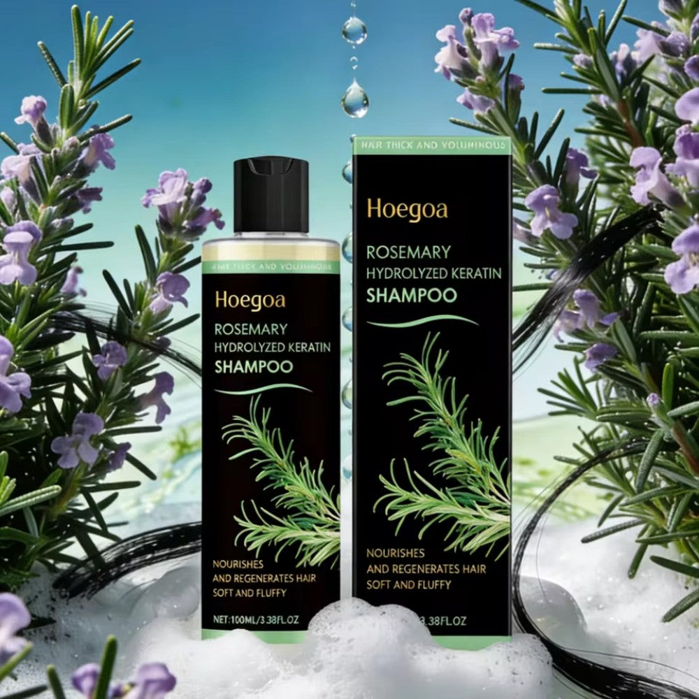 Rosemary Hair Growth Shampoo with Hydrolyzed Keratin for Thinning Hair - 100ML