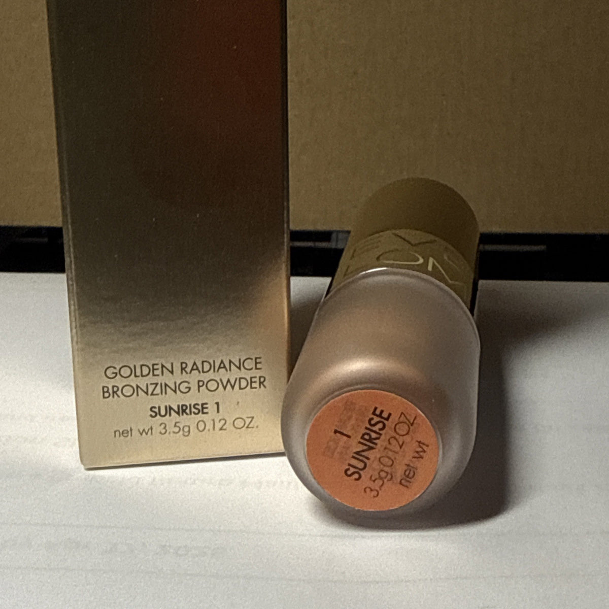 Golden Radiance Bronzing Powder Sunrise 1 - Sun-Kissed Makeup Powder 0.12 oz