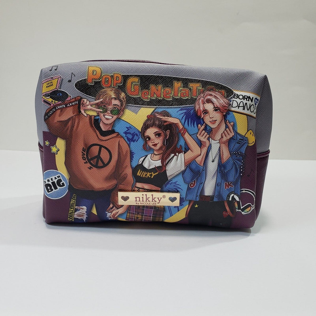 Nicole Lee Cosmetic Bag - Travel Makeup Organizer, Stylish Compact Design
