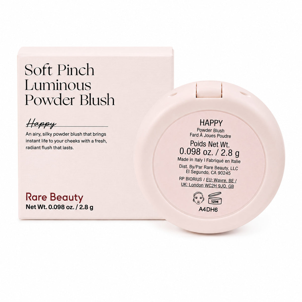 Luminous Powder Blush for Face & Cheeks - Natural Glow, Long-Lasting