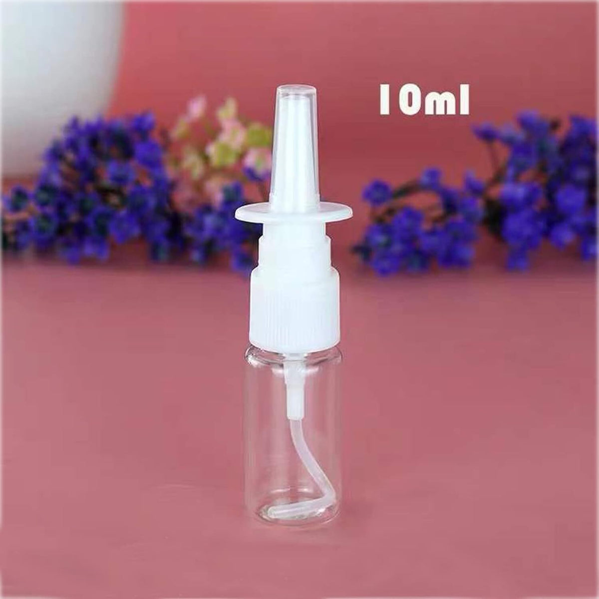3 Pack Reusable Nasal Spray Bottles - Mist Spray, Leak-Proof, 10ml