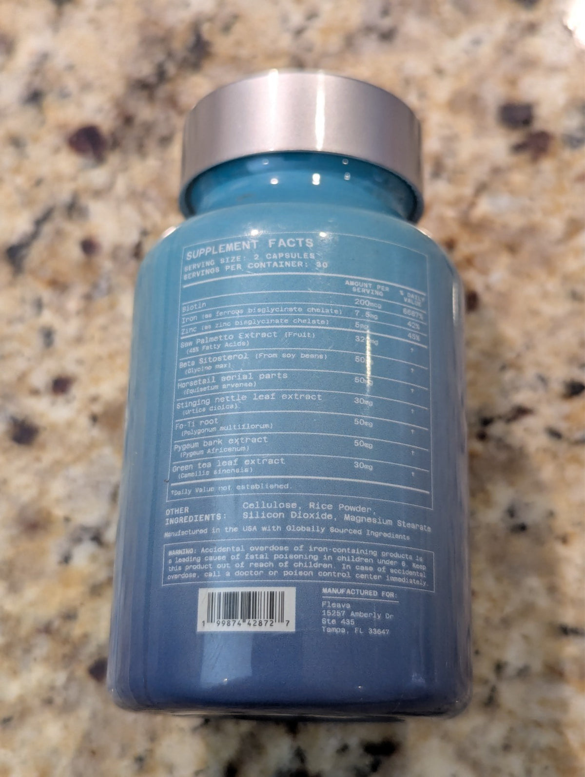 DHT Blocker Hair Growth Supplement 60 Capsules