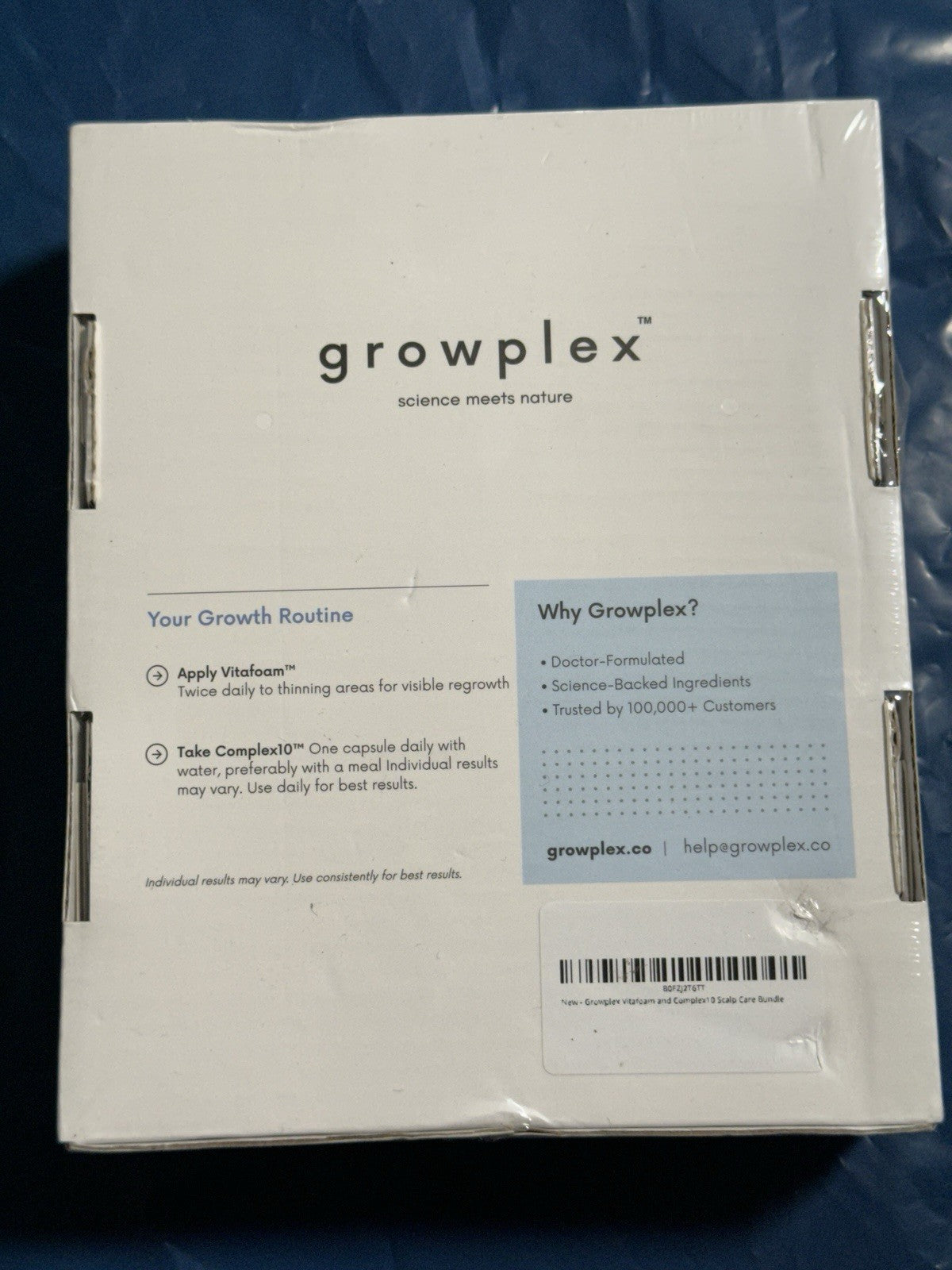 Growplex Hair Growth Support Bundle – Vitafoam Scalp Care Foam +