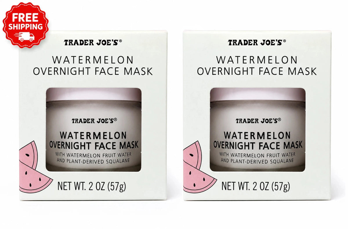 Watermelon Overnight Face Mask Hydrating Gel - 2 Pack
