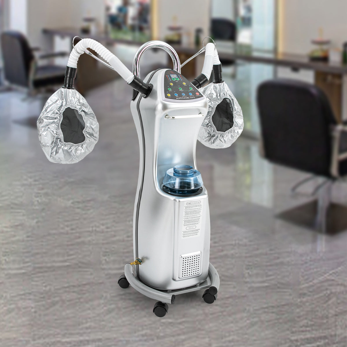 Professional Hair Steamer for Hairdressing Salon Care – Adjustable Height & Ozone Function