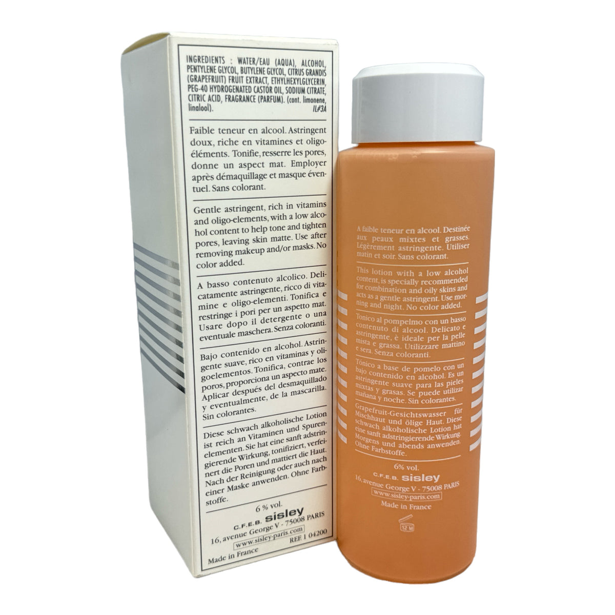 Sisley Grapefruit Toning Lotion for Combination & Oily Skin 8.4 fl oz