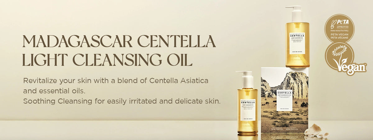 Skin1004 Madagascar Centella Light Cleansing Oil Set - 6.76 & 10.14 OZ