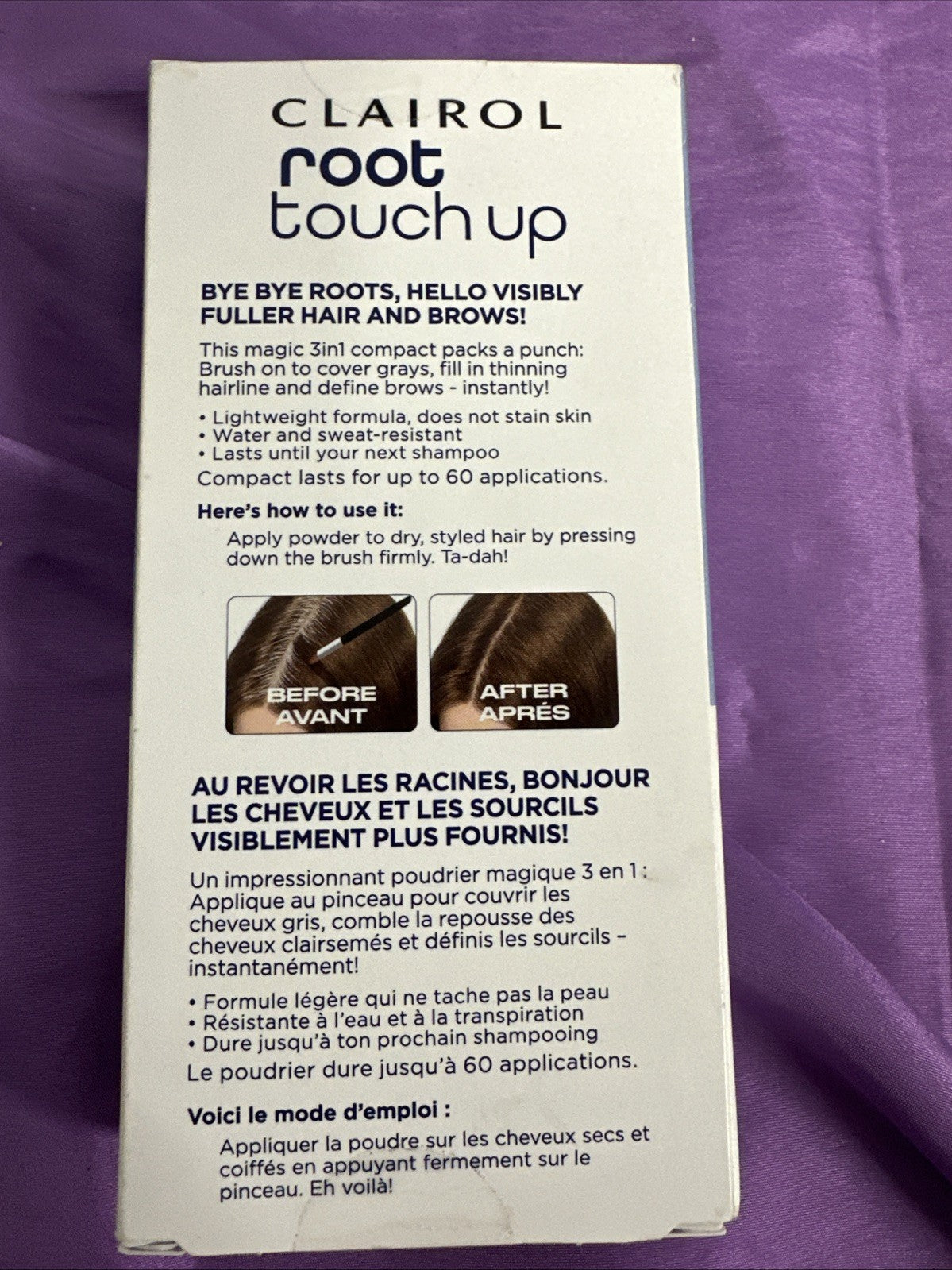 Clairol Root Touch-Up Temporary Concealing Powder, Medium Brown