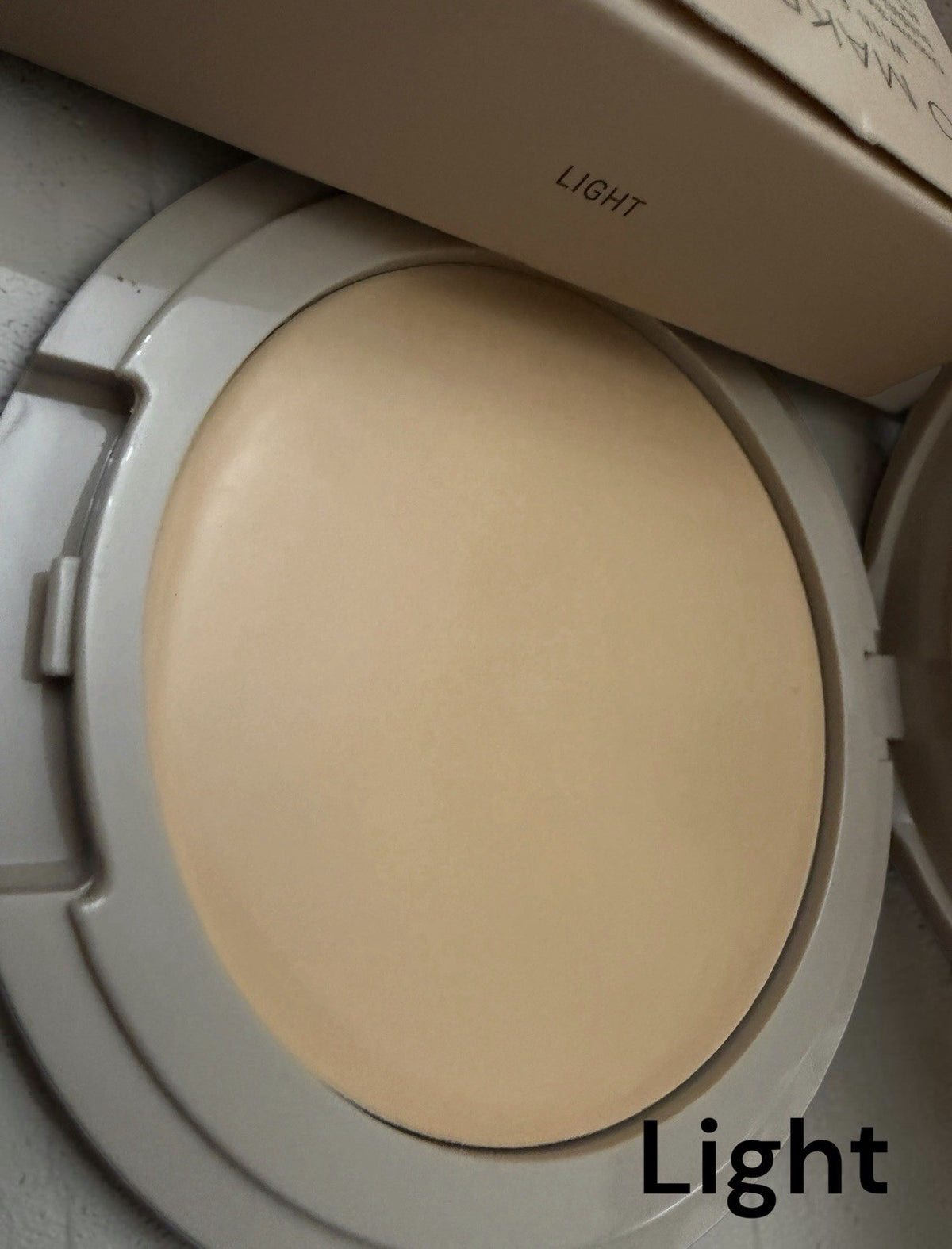 Light Cream Foundation & Brush Duo - Buildable, Long-Wear Face Makeup
