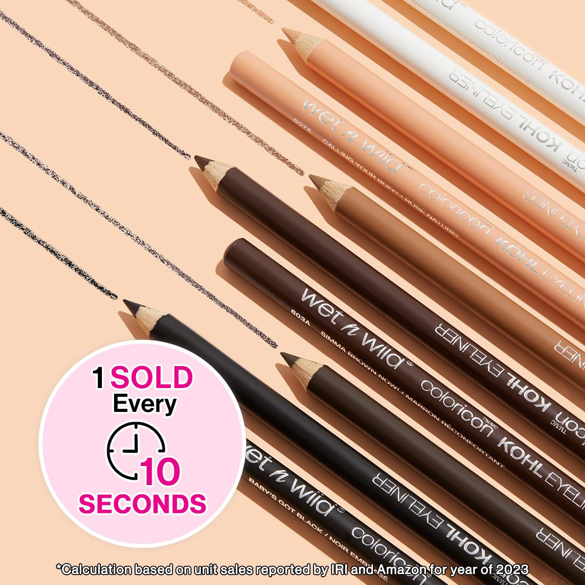 Kohl Eyeliner Pencil - Pretty in Mink Brown Matte Eye Makeup