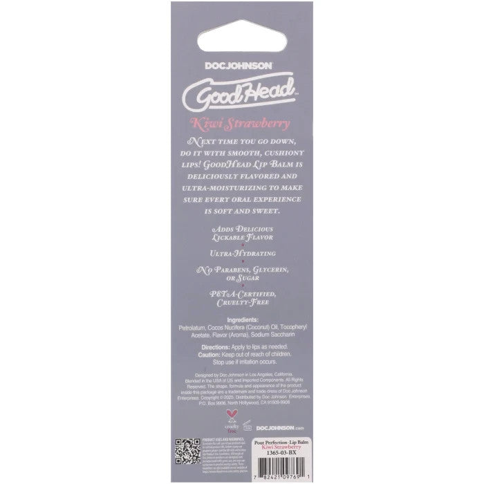 Moisturizing Lip Balm with Flavors - Cruelty-Free & Paraben-Free, 0.5 oz