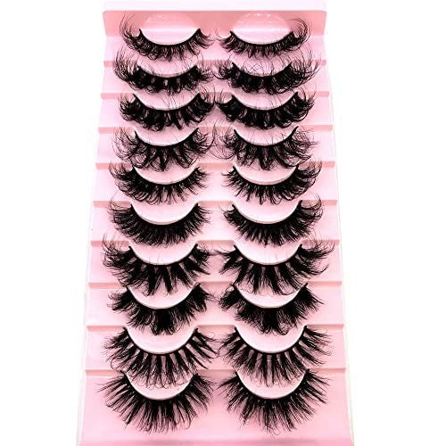 Cruelty-Free 3D Mink Eyelashes with Winged Elongated Thick Design