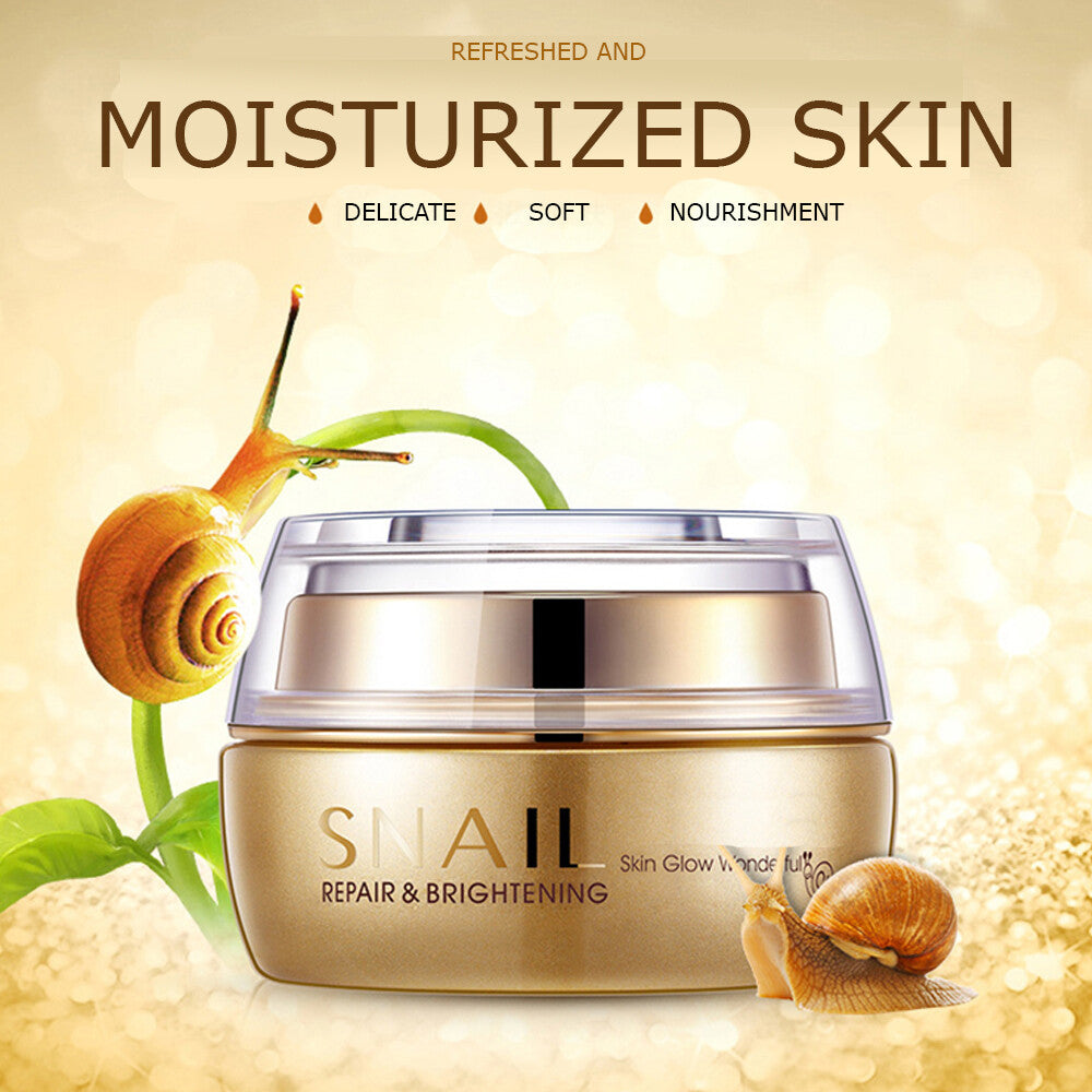 Snail Face Serum for Anti-Aging & Skin Brightening - Natural Skin Care