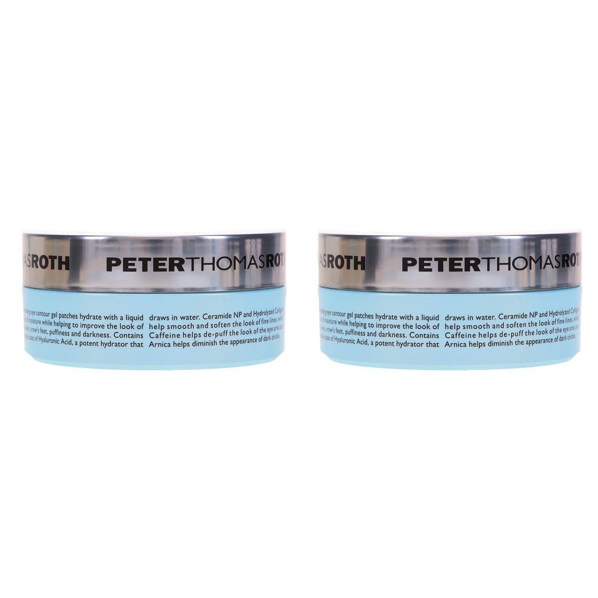 Hydrating Eye Patches with Hyaluronic Acid - 30 Pairs, Pack of 2