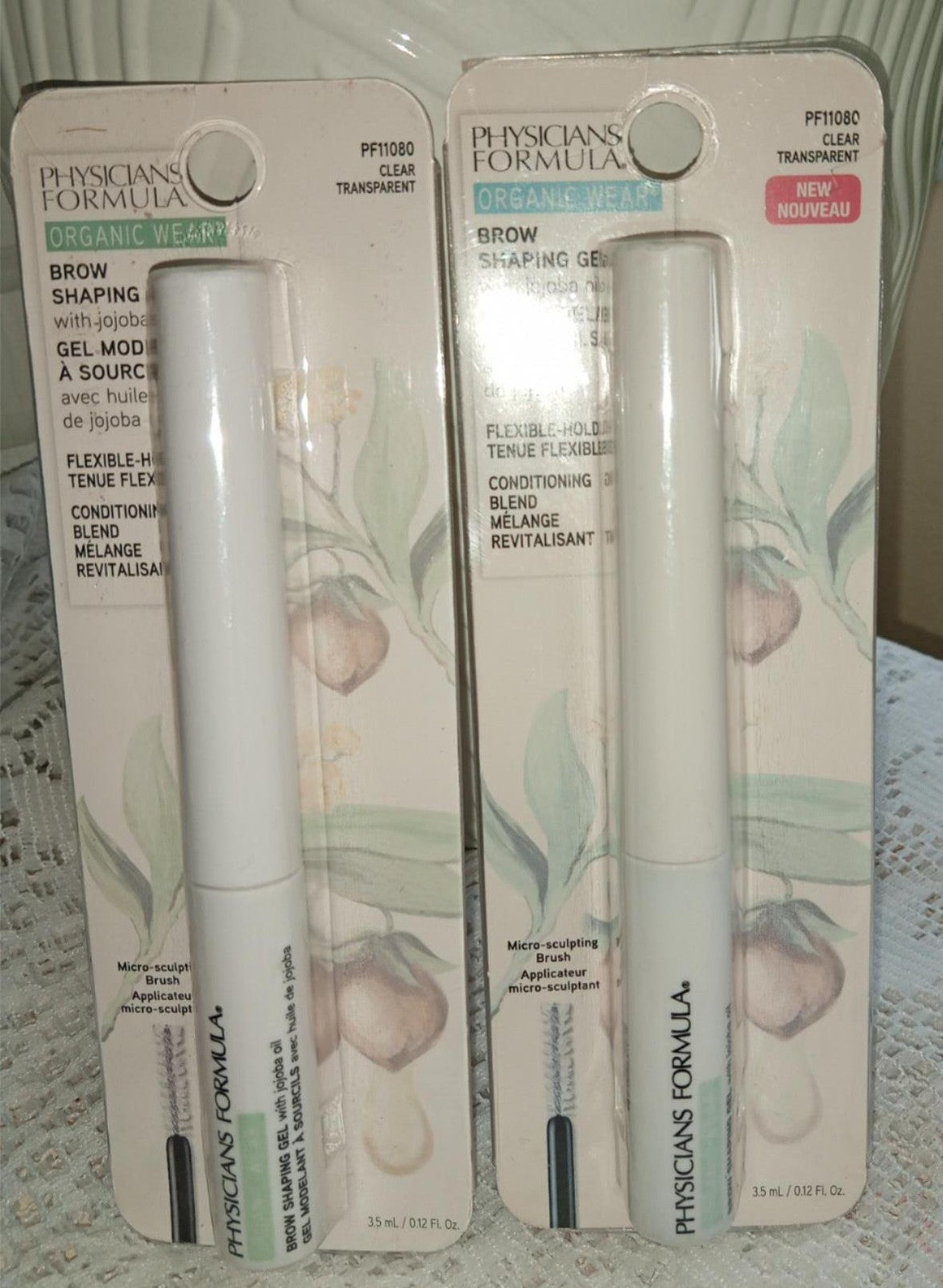 Physicians Formula Organic Wear Clear Brow Shaping Gel - 2 Pack