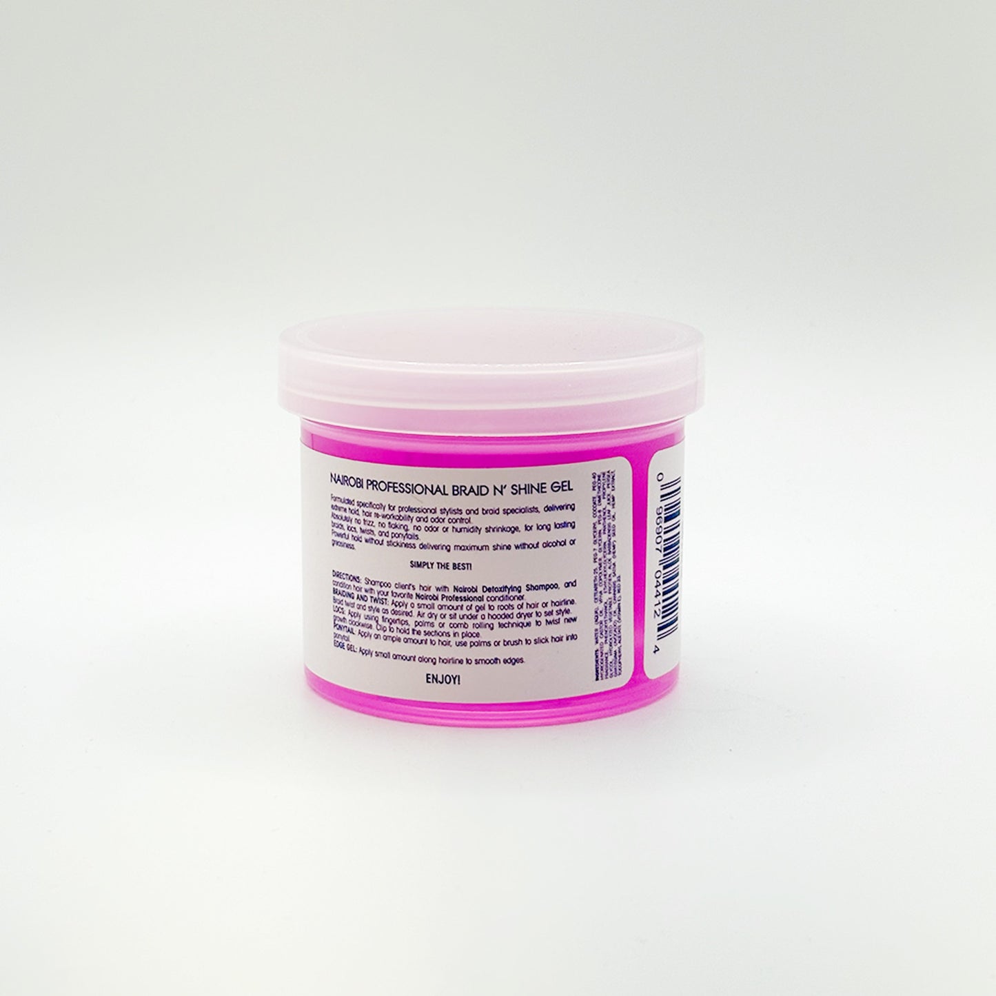 Nairobi Braid N' Shine Extreme Control Gel 4oz for Braids, Locs & Styles