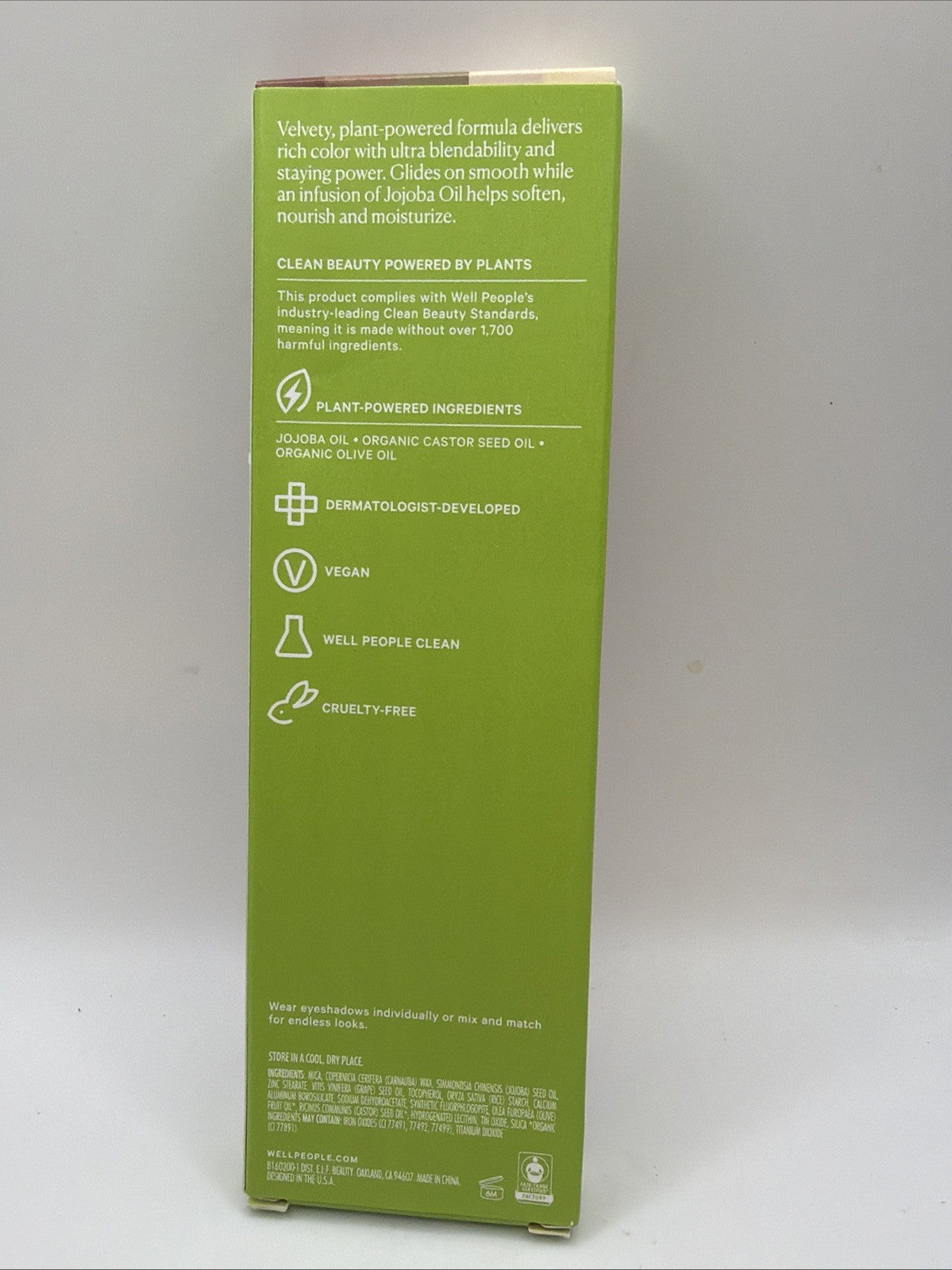 Eyeshadow Palette Taupe Well People Power 0.26 oz - Natural Makeup