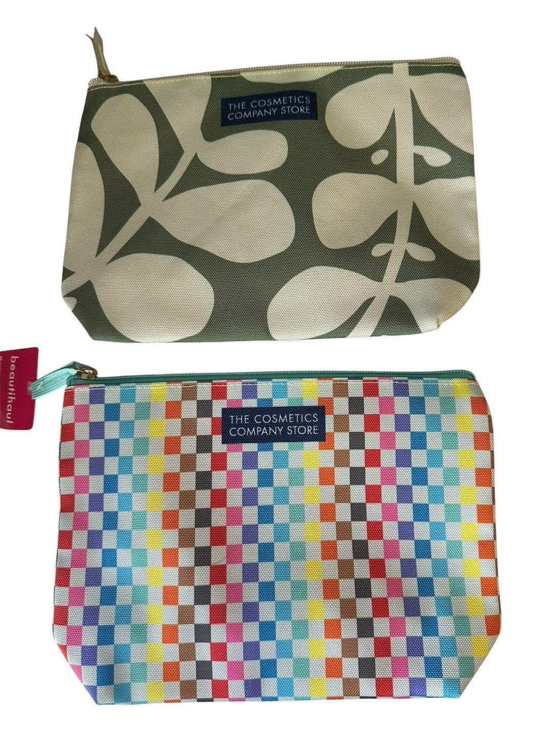 2-Pack Floral Toiletry Bags - Travel Organizer & Makeup Storage