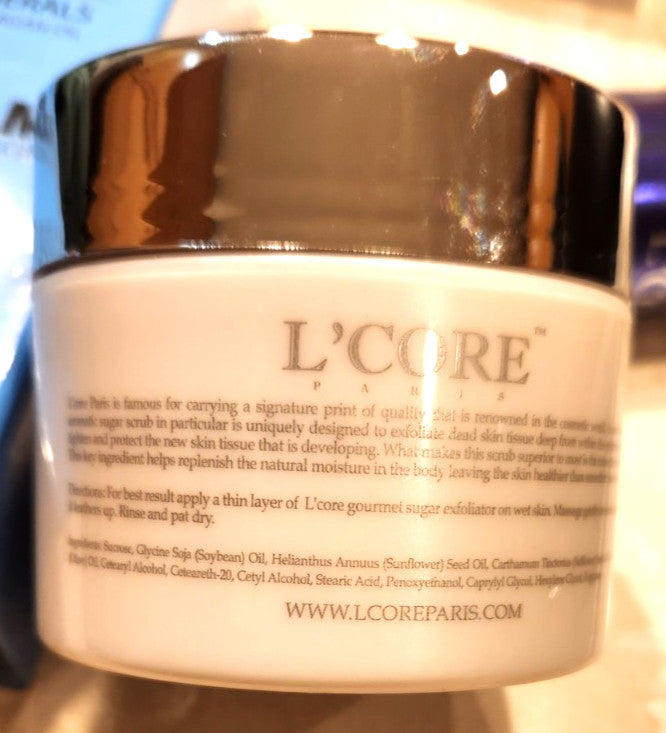 L'core Paris Gourmet Sugar Exfoliator 8.4 Oz