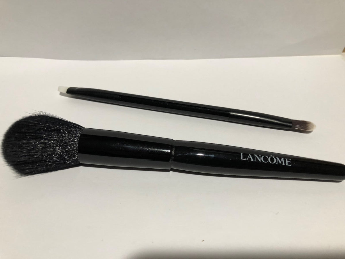 Set of 2 Face Makeup Brushes - Face Blender & Small Powder Brush