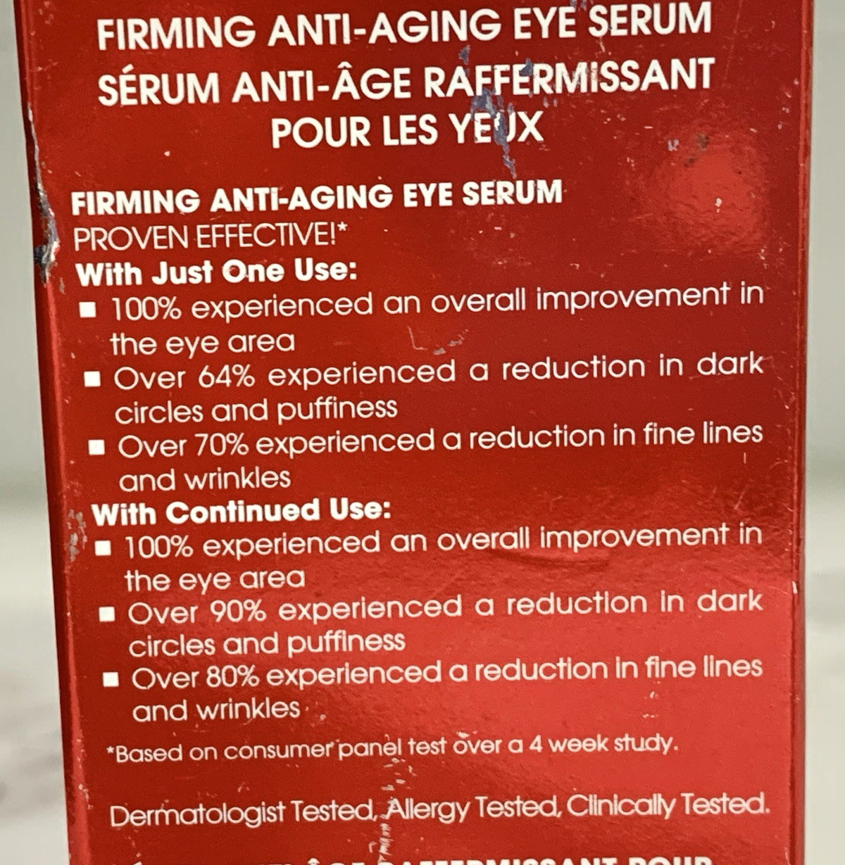 Firming Anti-Aging Eye Serum - Skin Care Serum for Wrinkles & Dark Circles
