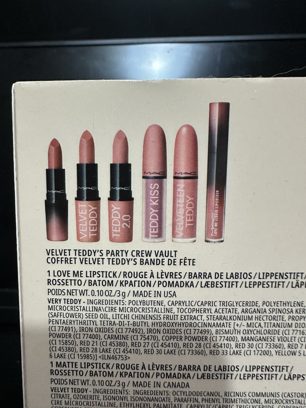 Lipstick Gift Set with Cases - 6 Colors Holiday Makeup Collection