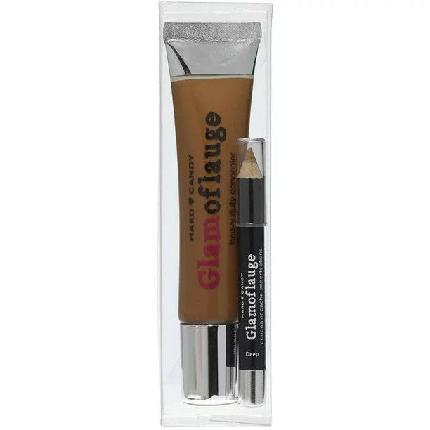 Heavy Duty Concealer with Pencil - 2 Pack, Full Coverage Makeup