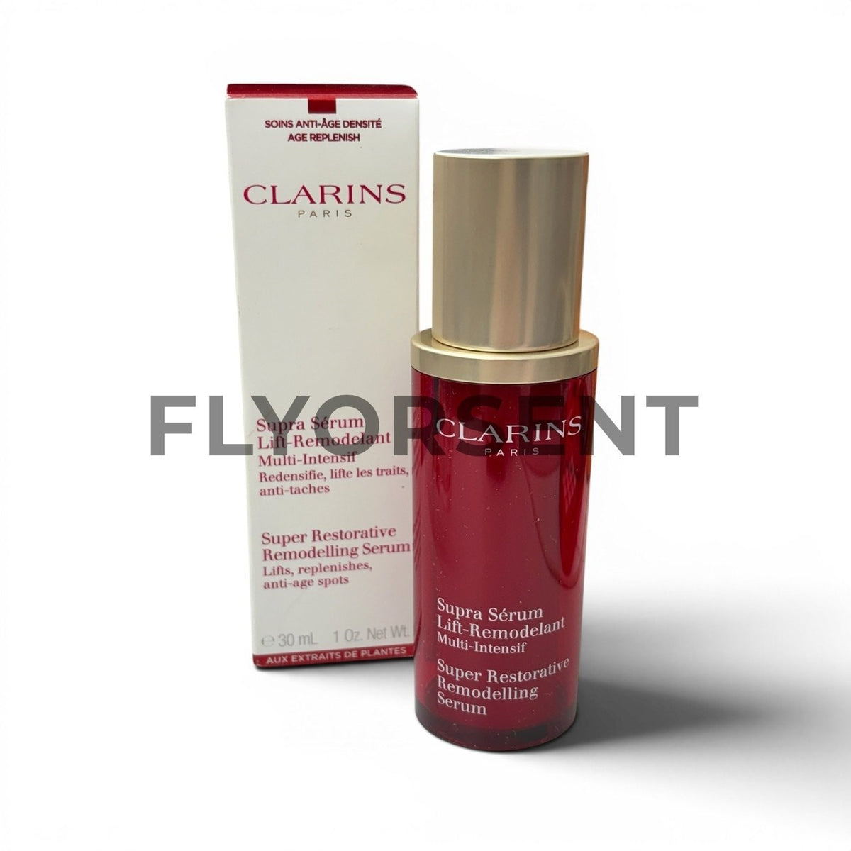 Clarins Super Restorative Remodelling Serum Lift and Replenish 1 oz - Anti-Aging Face Serum for Mature Skin