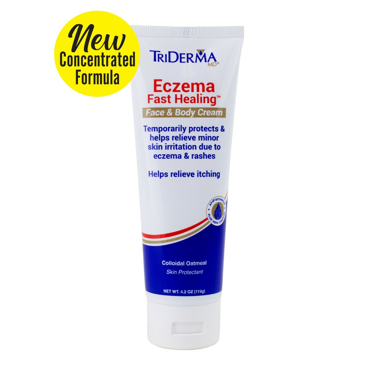 Eczema Fast Healing Cream - Soothing Oatmeal Body Lotion, 4.2 oz