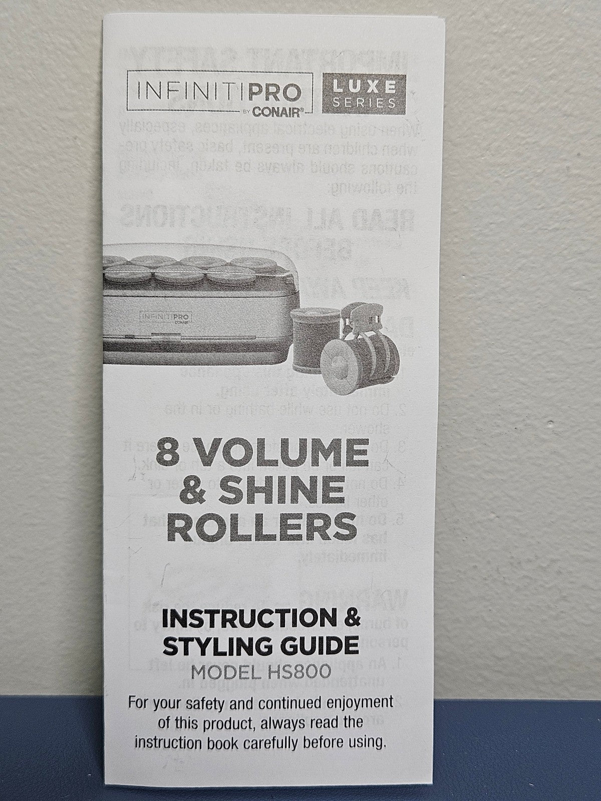 Conair Infinitipro Luxe Series 8 Volume & Shine Hair Rollers - New