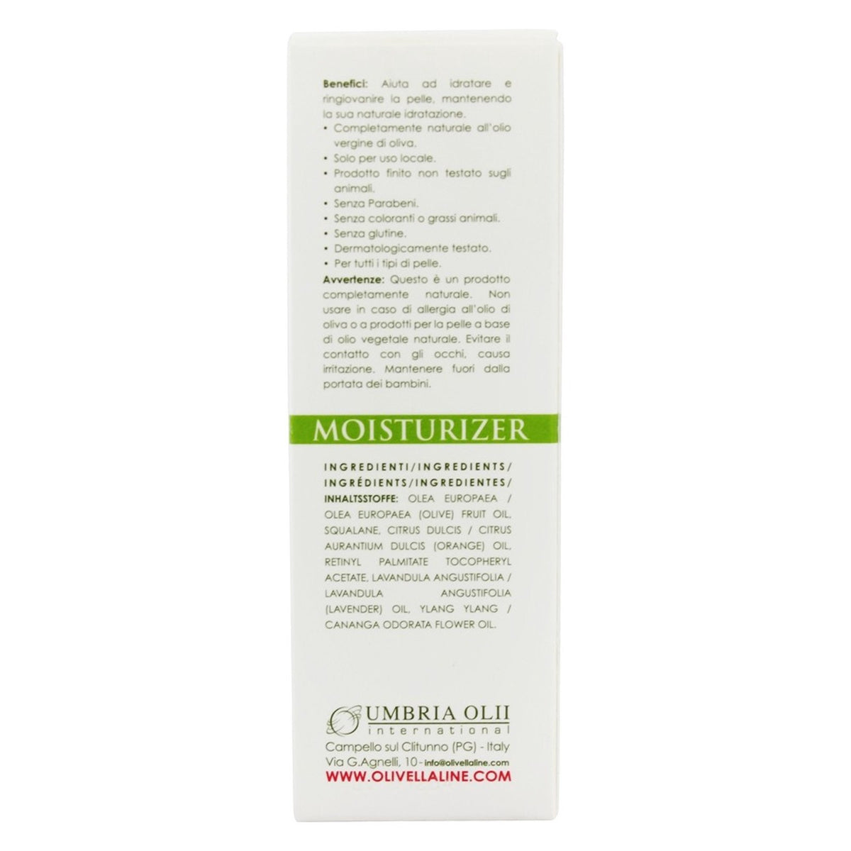 Olivella All Natural Virgin Olive Oil Moisturizer For Skin Types 1.69