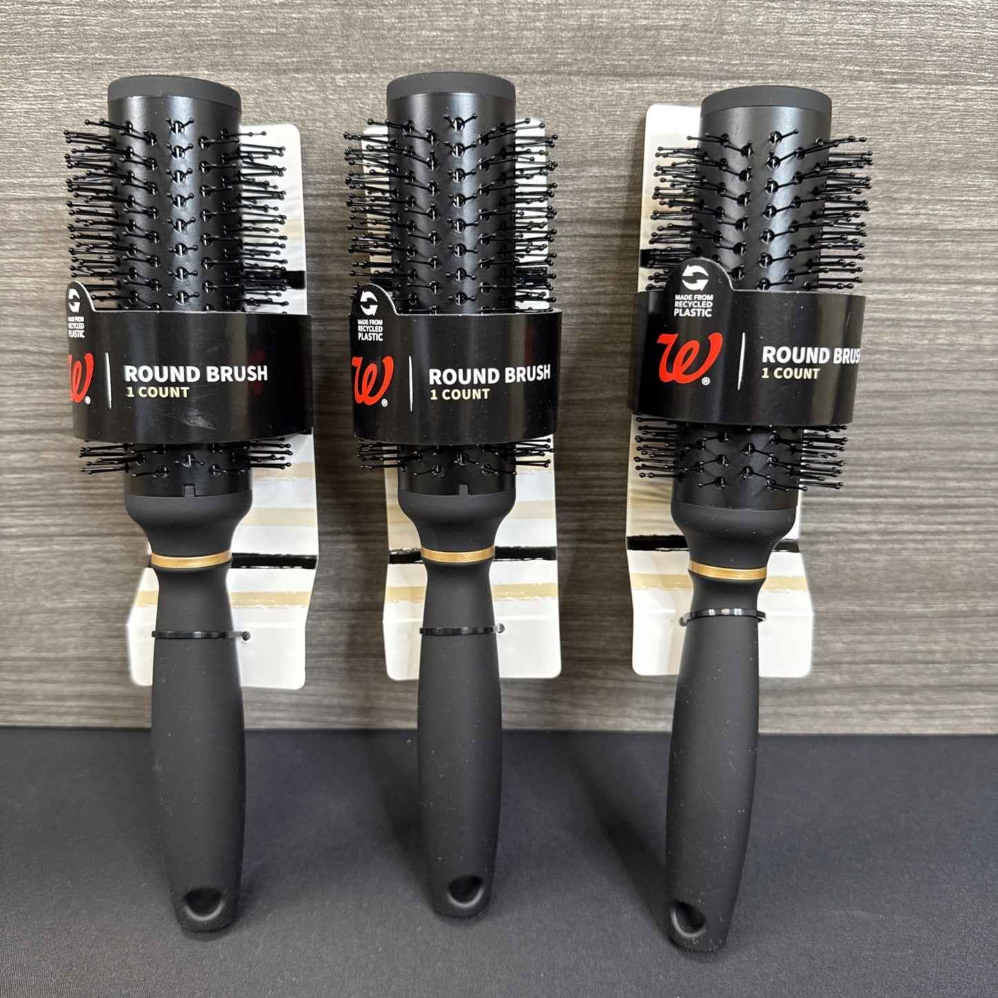 Walgreens Vent Brush Set Black & Gold 3 Pack Household Cleaning Tool