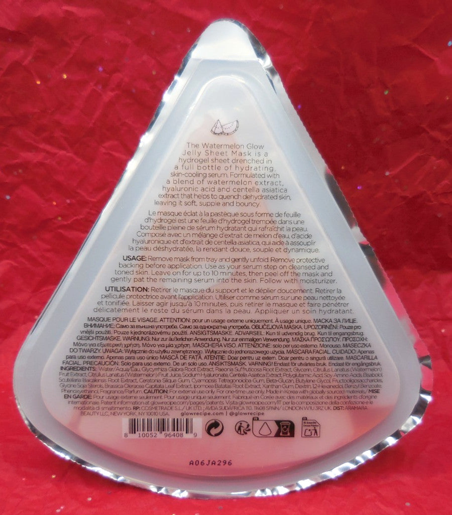 Watermelon Glow Jelly Sheet Mask 33g