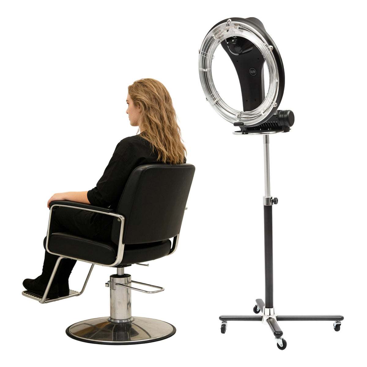 Professional Orbiting Hair Dryer 1000W Salon Perming & Color Processing