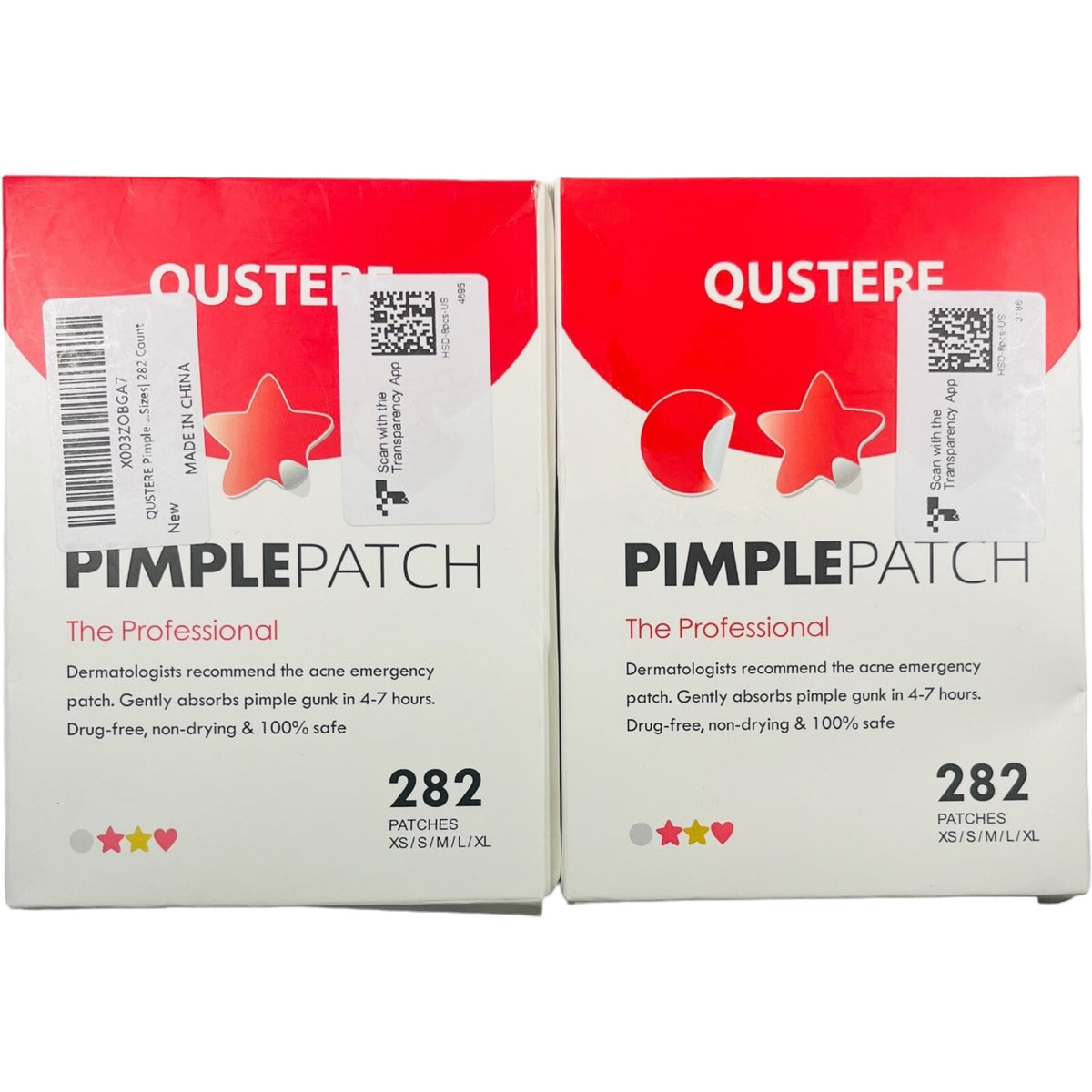 Pimple Patch Kit 282 Patches – Two Boxes, Acne Care