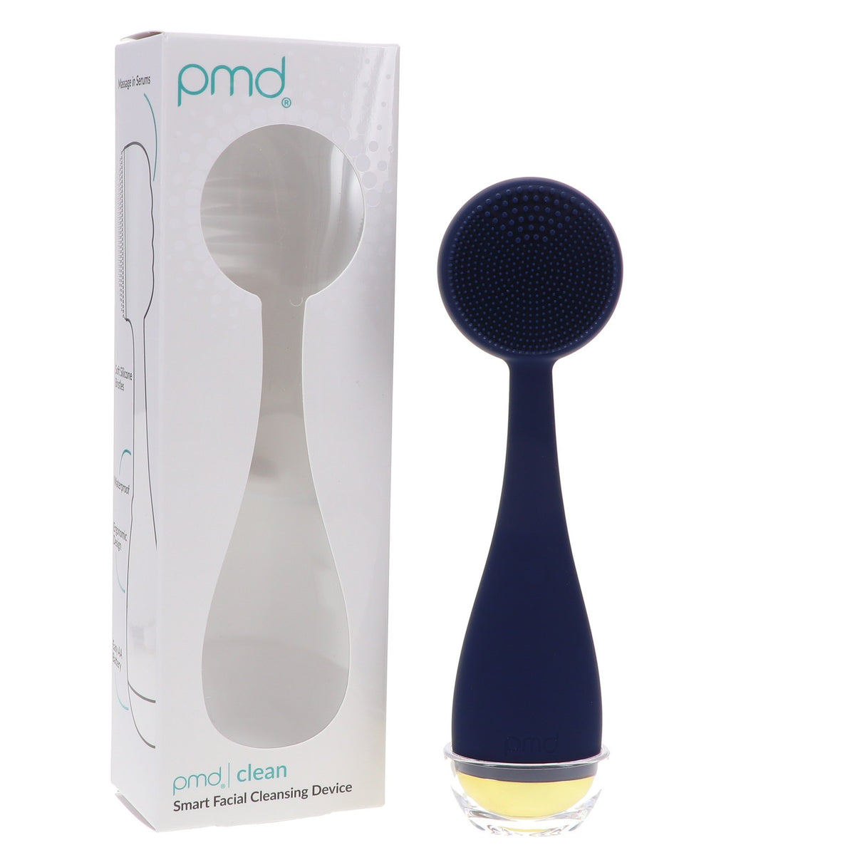 Facial Cleansing Brush with Sonic Vibrations - PMD Clean Navy