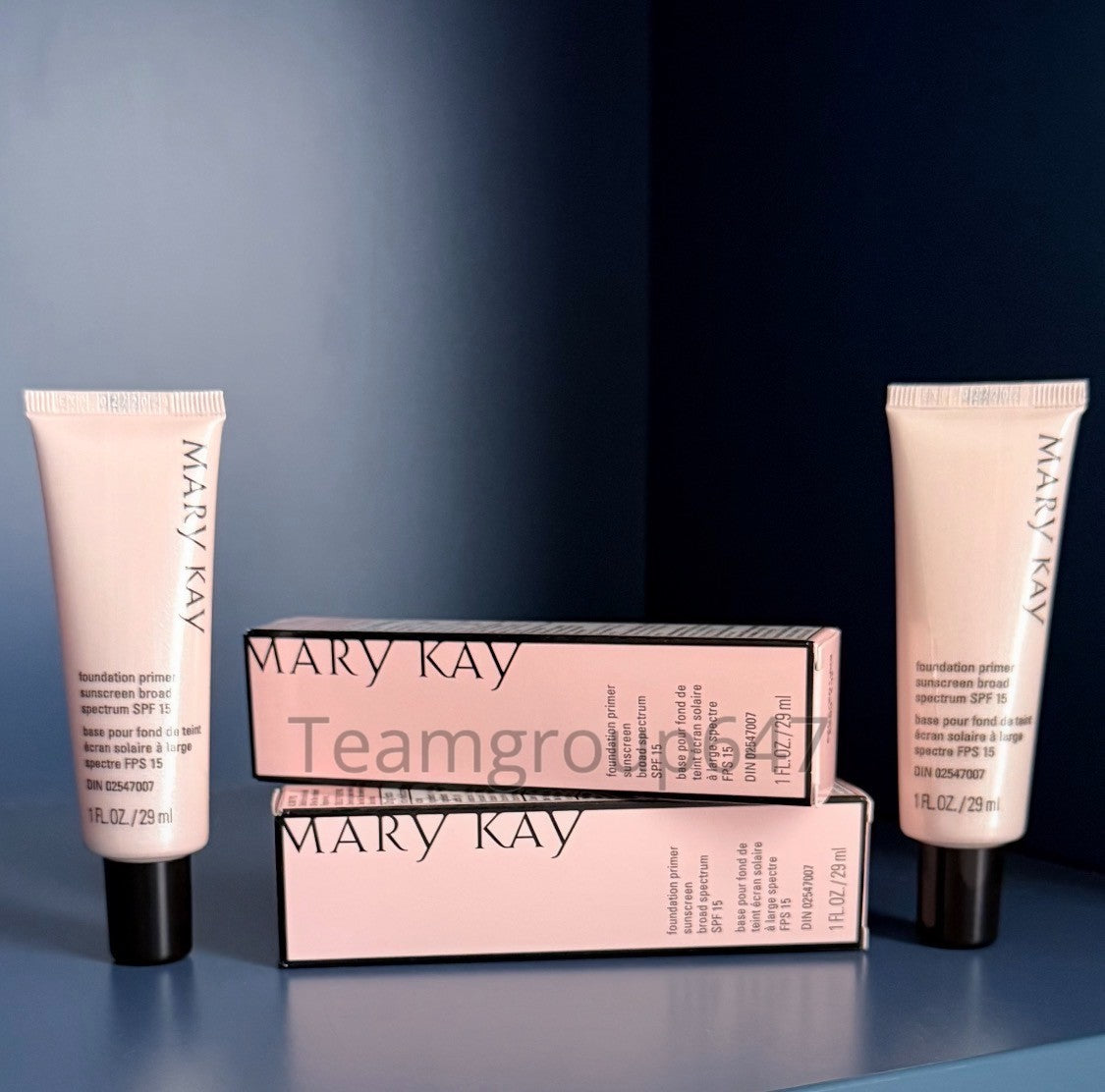 Mary Kay Foundation Primer SPF 15 Broad Spectrum - 2 Pack, Lightweight Makeup Base for Sensitive Skin