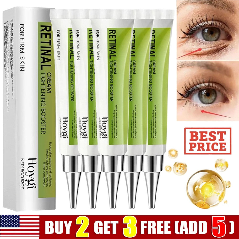 Retinol Eye Cream for Wrinkles Dark Spots & Eye Bags - Anti-Aging Serum