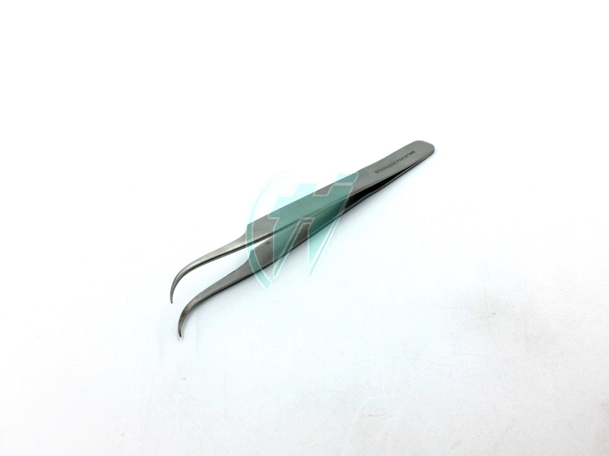 Eyelash Extension Tweezers Curved Stainless Steel Precision Tool