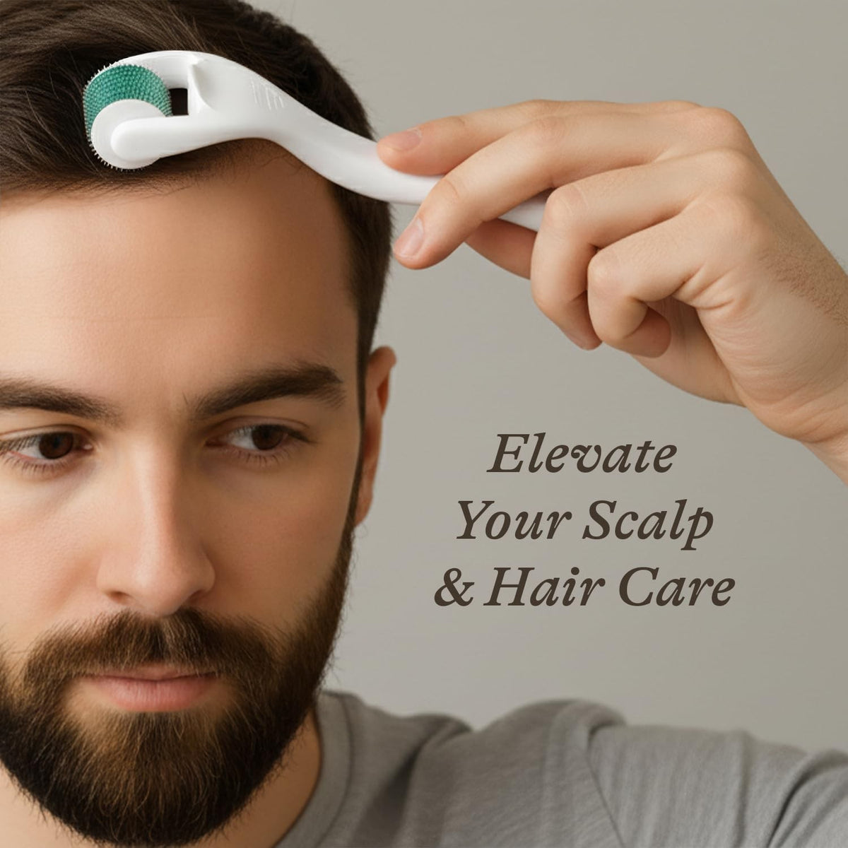 Derma Roller for Face, Beard & Scalp - Microneedling 0.25mm Skin Care Tool